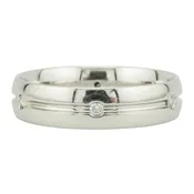 0.24ctw Round Diamond Men's Wedding Band Ring in Platinum - Size 13