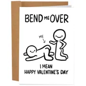 Bend Me Over Greeting Card