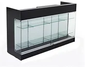 6FT LEDGE TOP COUNTER WITH SHOWCASE OPTIONS