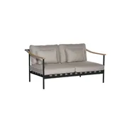 Barlow Tyrie Around Deep Seating Double Module - Teak Arms