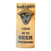 Barrel Stave Quote Bottle Opener