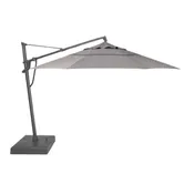 13' AKZ Plus Cantilever Umbrella - Black / Boulder