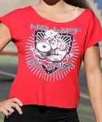 No Lift No Gift Women's Holiday Workout Crop Top- The Sox Box