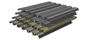 10′ X 3′ (1.5C) 22ga.STEEL DECK G-60 GALVANIZED (25/BDL)