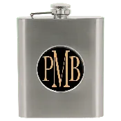 6 oz. Stainless Steel Flask with 2″ Insert Area