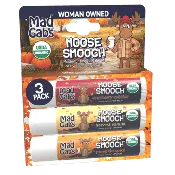 3pk Fall Moose Smooch Lip Balm Assorted Pack - Cranberry Cobbler, Harvest Vanilla, Pumpkin Spice