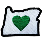 Patch | Heart in Oregon| Iron-on
