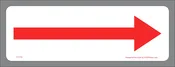 F177Q 2.375 x 7 Red Arrow Sticker