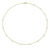 14K Gold 0.28ctw Diamonds By The Yard Chain Necklace - SC22003838