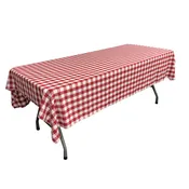 Checkered Rectangular Tablecloth 60 by 102-Inch
