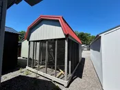 10×18 Lofted Style Feeder Room Coop