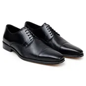 Alexander Black Cap-Toe Derby