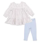 Angel Dear Catarina Floral L/S Dress and Leggings
