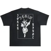 3COIN Joker Card T-Shirt - Black