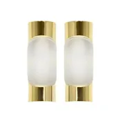 Brass Sconces by Doria Leuchten, Germany, 1960s