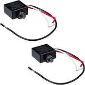 120V Dusk to Dawn Photocell Photoeye Light Sensor Switch, Auto On/Off, 2 Pack