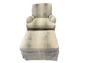 Baker Club Chair &amp; Ottoman Set - Nick's Upholstery