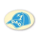 #1 Dad Baseball Cap Chocolate Cake Decoration