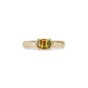 Ash Ring Elongated Cushion Sapphire 1.04ct