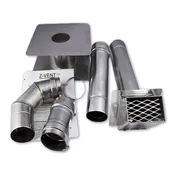 3" Stainless Steel Horizontal Vent Kit