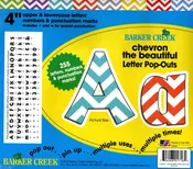 Barker Creek Letter Pop-Outs Chevrons the Beautiful (Clearance - Not Returnable)