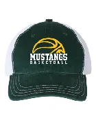 111- MUSTANG BASKETBALL Richardson - Garment-Washed Trucker Cap