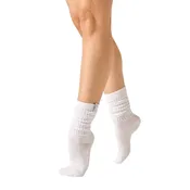 Everyday Lightweight Scrunchie Sock In White