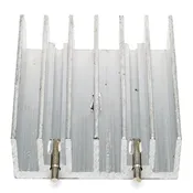 02-HS38X15X40 Heat sink white aluminum