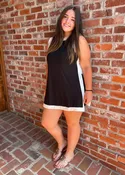 ColorBlock Tunic & Shorts Set/Plus