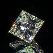 0.54 Carat Loose J/ VS2 Princess Cut Diamond GIA Certified