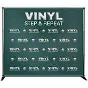 10×8 Vinyl Step and Repeat Package Fabric