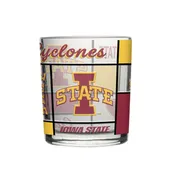 Iowa State 12oz Stained Rocks Glass
