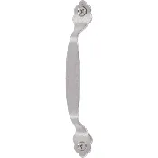 5 1/4″ Clover Barn Door Pull Handle – Brushed Steel
