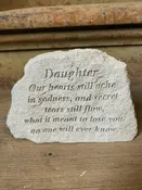 Daughter Memorial Stone