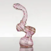 6in Sherlock Bubbler – Pink Coil