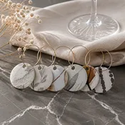 Acorn & Ivory Wine Charms – Fall Entertaining Set — MAYHEM MADE SIMPLE