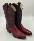 Alligator Belly Burgundy