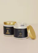 Obsidian Crystal Candle | Coconut, Vanilla &amp; Sandalwood | 4 oz Soy Candle