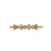 10K Yellow Gold Diamond Patterned Band .12 CTW | Beeghly & Co. Jewelers