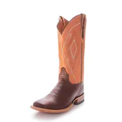 Men's Tony Lama- Jasper Tangerine - TL3007 Square Toe Cowboy Boots