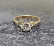 0.71ct Diamond Engagement Ring