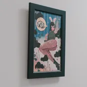 Too Cloudy for Going Out - R*OOSTER — Irving Park Art & Frame