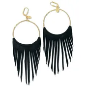 Angel Black Earrings