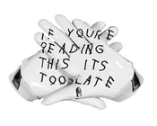 God's Plan Football Gloves