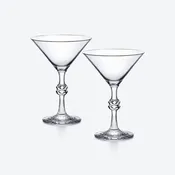 Baccarat Jean-Charles Boisset Passion Martini Glasses- Set of 2