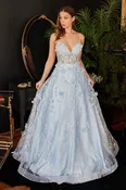 3D Floral Applique Ball Gown CB105