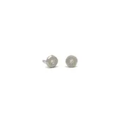 1.7 White Gold Pebble Studs