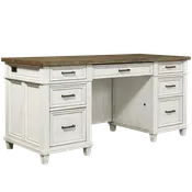 Caraway Double Pedestal Desk