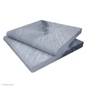 Aegean Grey Marble Sand Blasted 12x12x3CM Single Bullnose Coping