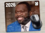 50 Cent 2026 Calendar MOUSEPAD!